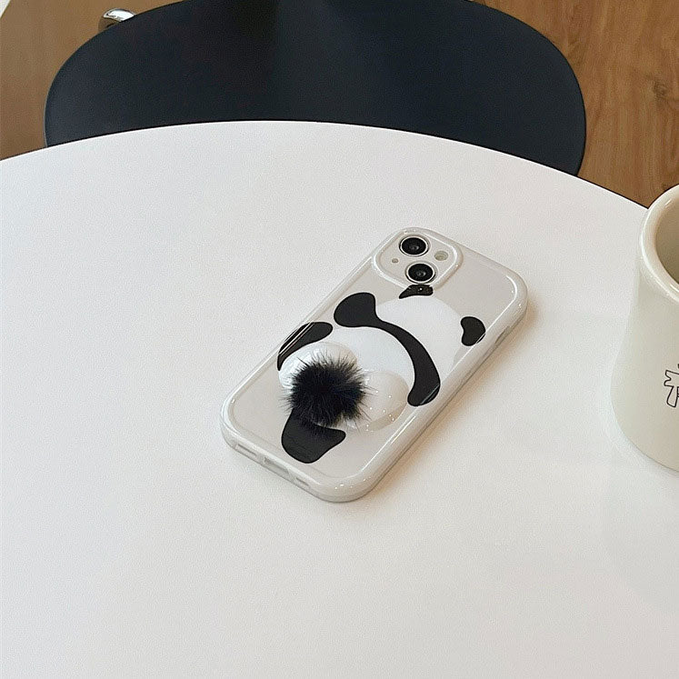 Plush Tail Panda Phone Case