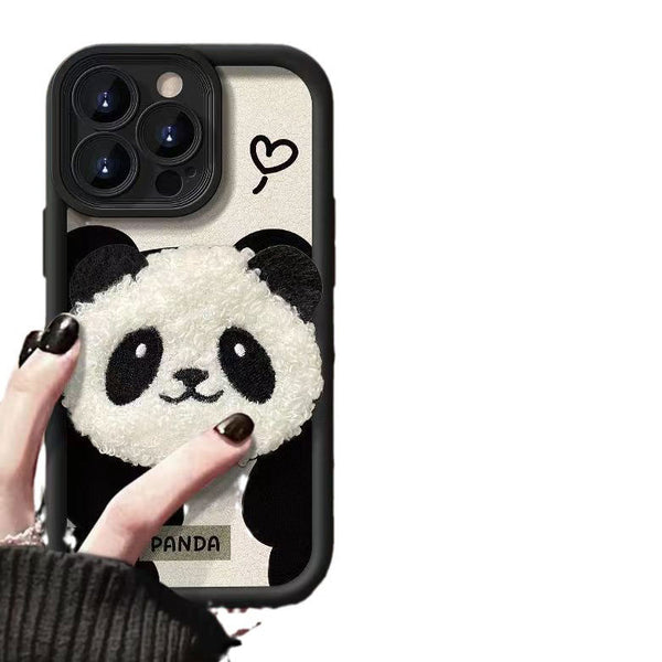 Plush Panda Phone Case