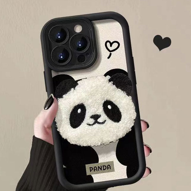 Plush Panda Phone Case