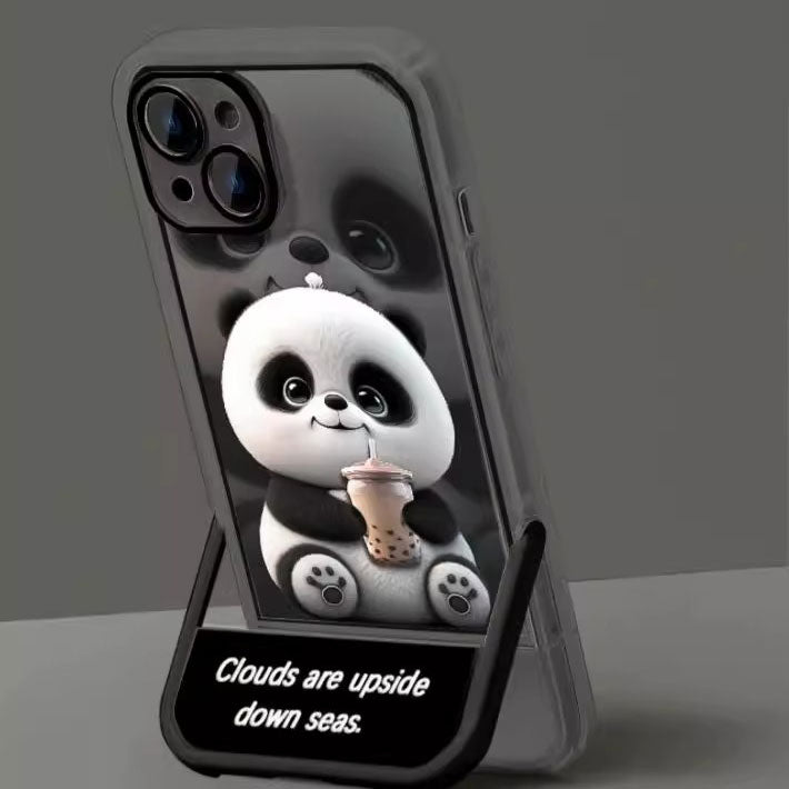 Personalized Panda Phone Case for iphone 11 with Stand