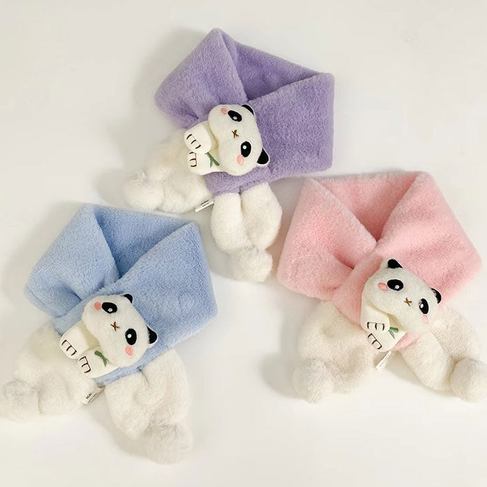 Thickened Children’s Plush Scarf Winter protection from cold winds