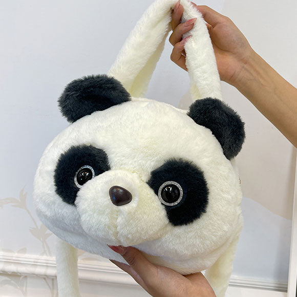 Plush Panda Shoulder Crossbody Bag