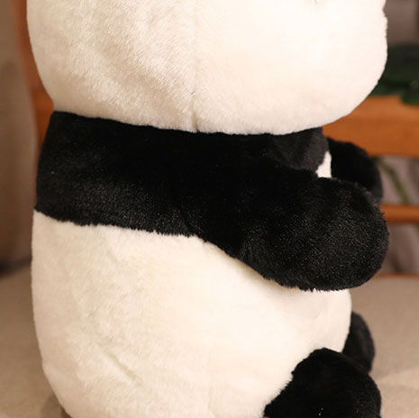 Bamboo embroidered  stuffed Panda bear doll