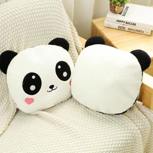 Dual-use Plush pillow and blanket perfect for napping